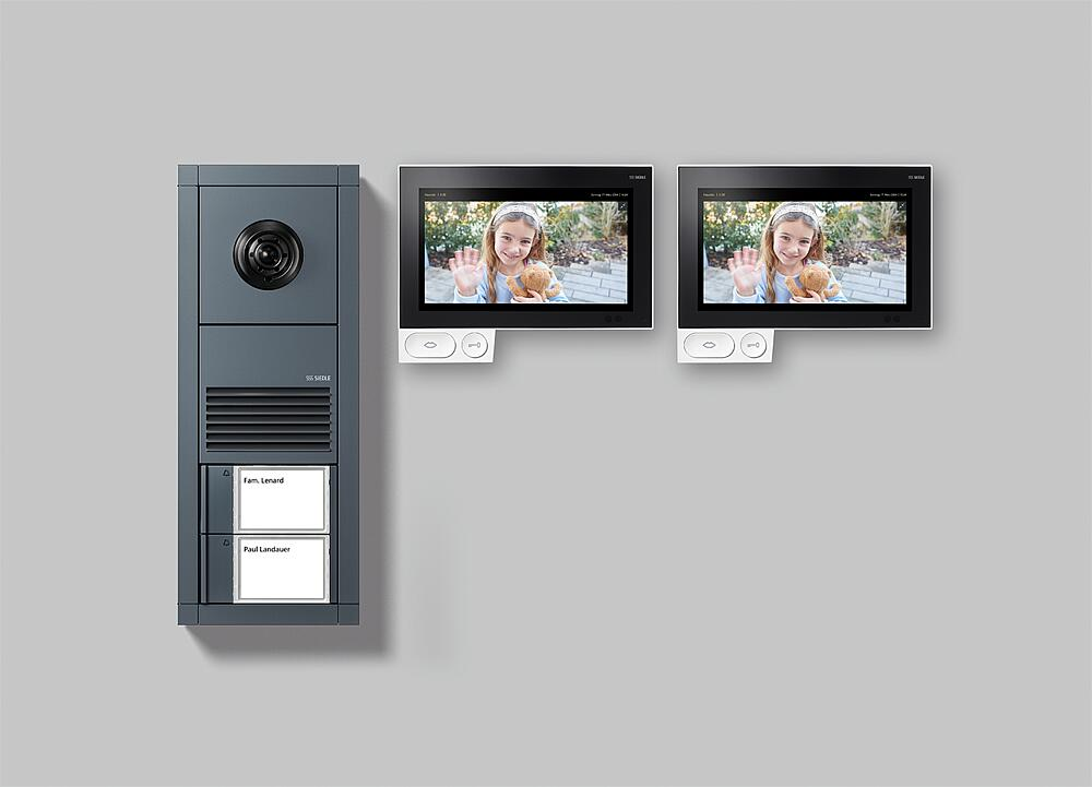 Siedle&Söhne Video Set Vario mit Axiom Anthrazitgrau VVA 700-2 AG