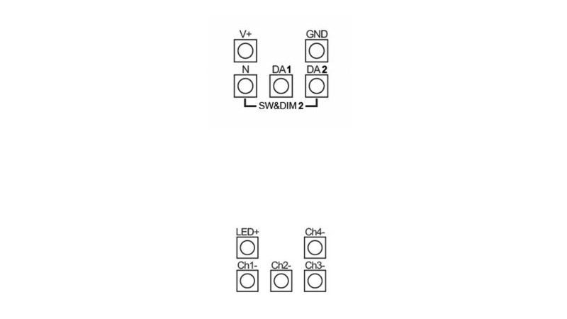 Lunatone Light Management LED-Dimmer DALI 4Ch LED Dimmer CV 16A DIN-Rail