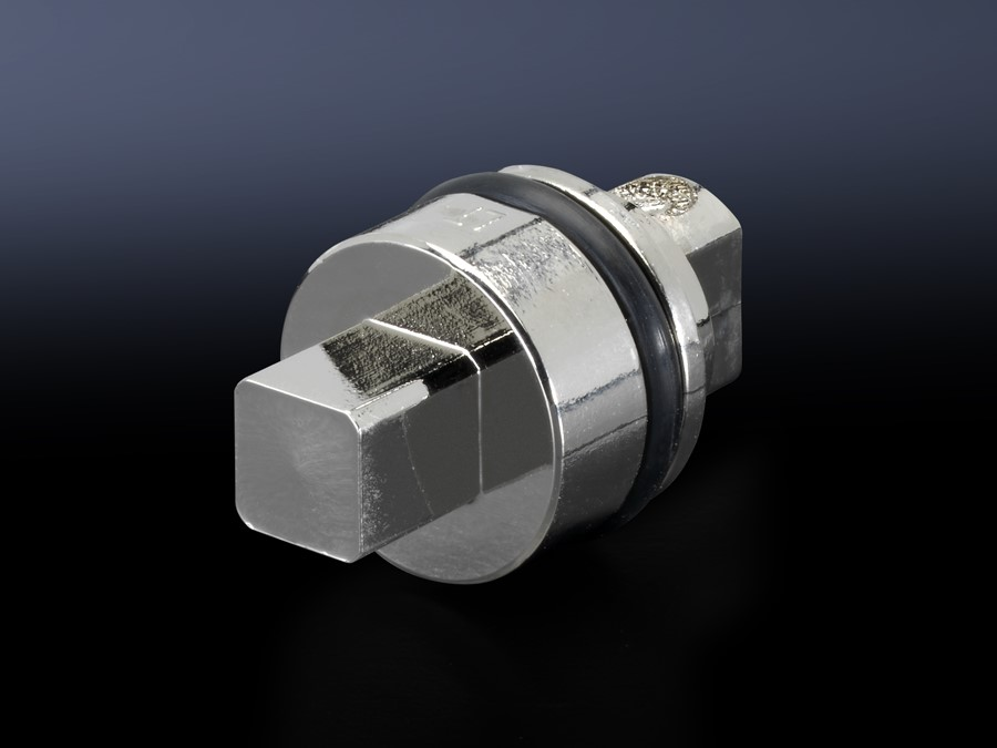 Rittal Verschlußeinsatz L=27mm 7mm Vierkant SZ 2460.000