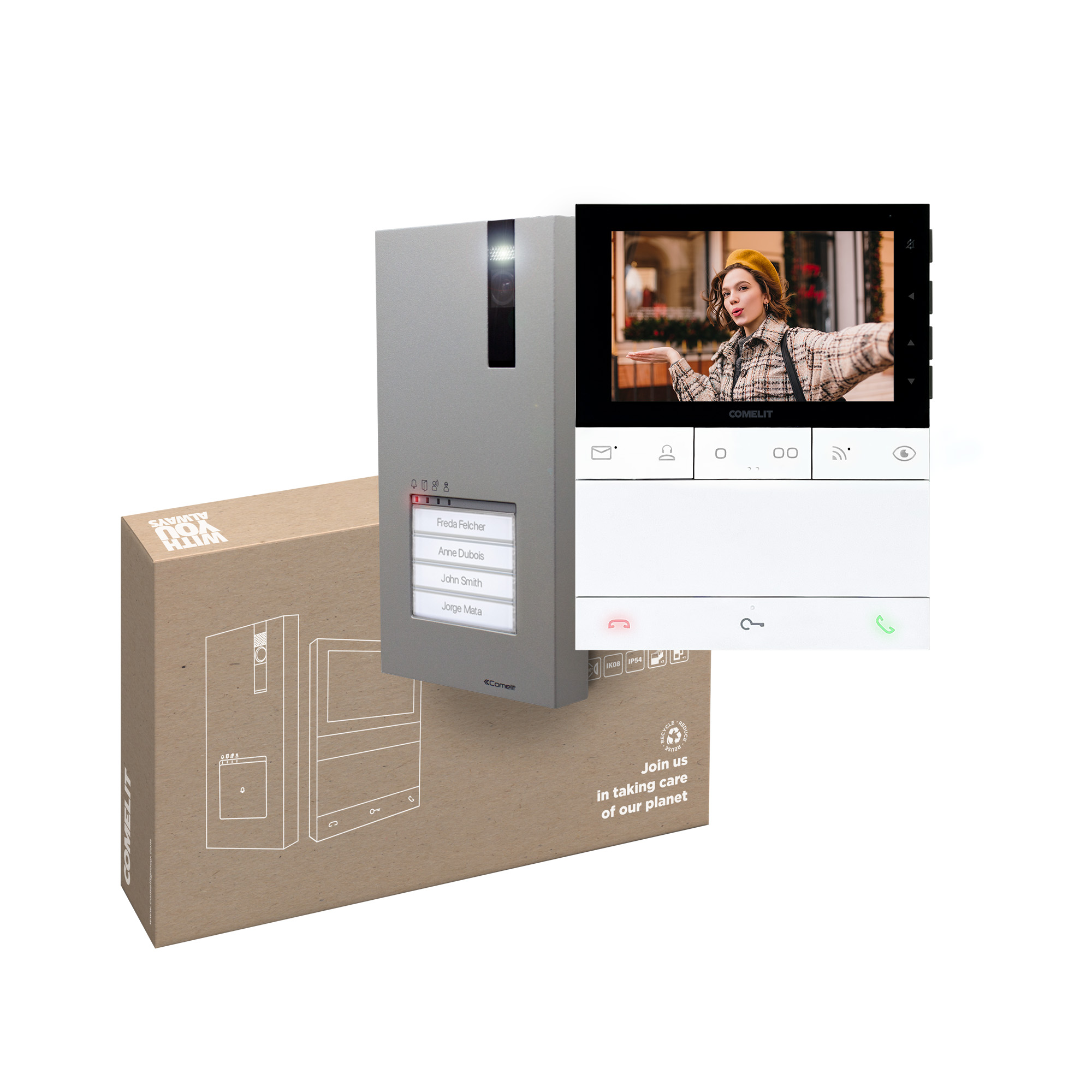 Comelit Group Einfamilienhauskit Quadra 1-4 WE LS9451V