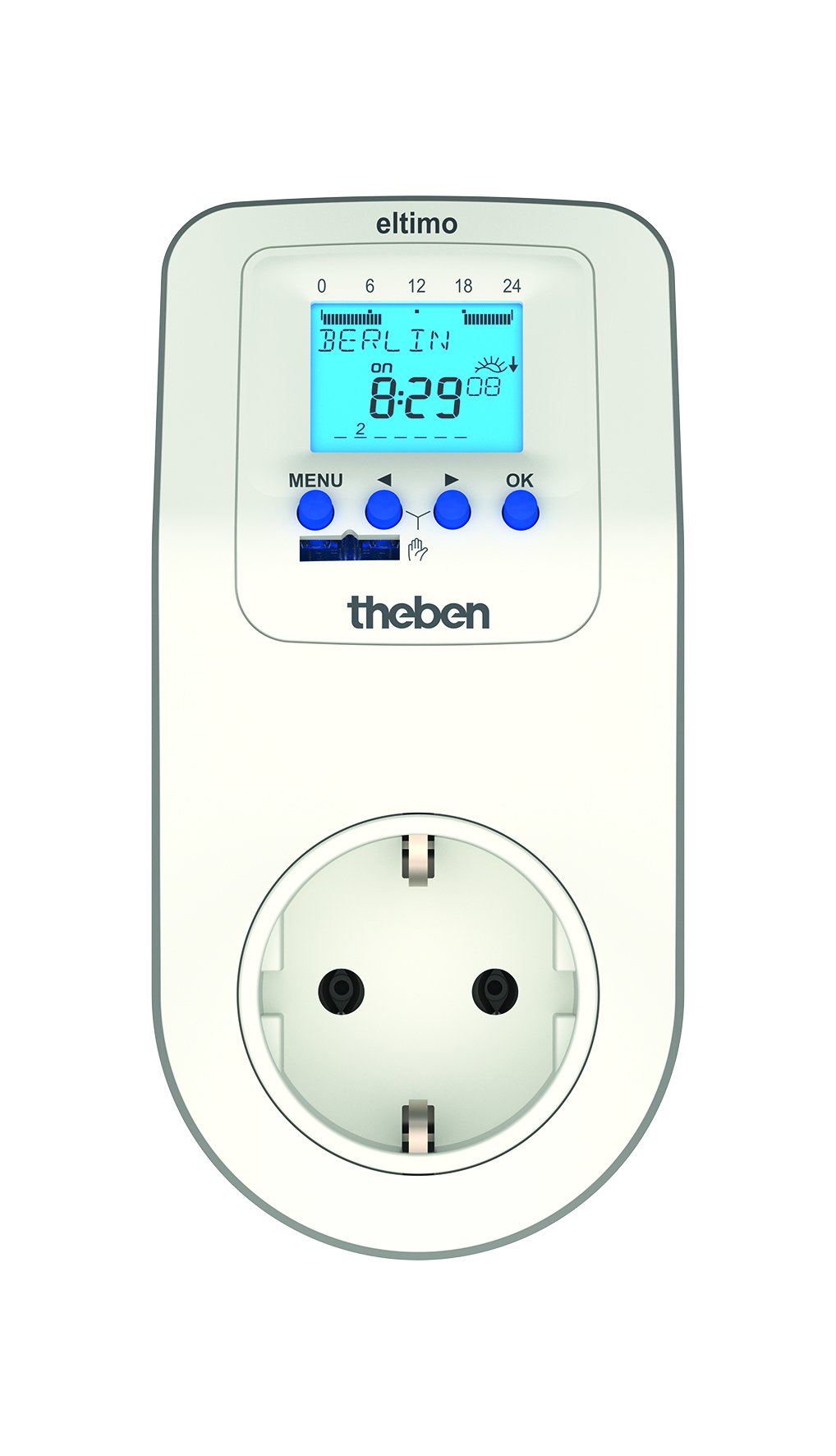 Theben Steckdosenschaltuhr digital theben-eltimo020Ast