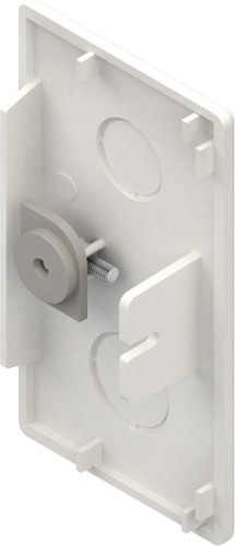 HKL Endstück lgr 60x190 RAL7035 EG60190.8 - EG60190.8