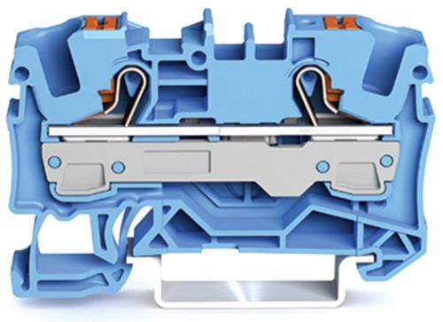 WAGO GmbH & Co. KG 2-Leiter-Durchgangsklemme 6qmm, blau 2206-1204 - 2206-1204