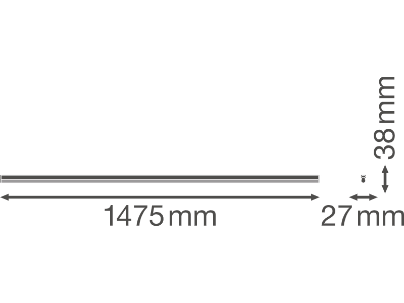 Ledvance LED linear luminaire LINEAR COMPACT BATTEN 1500 25 W 3000 K