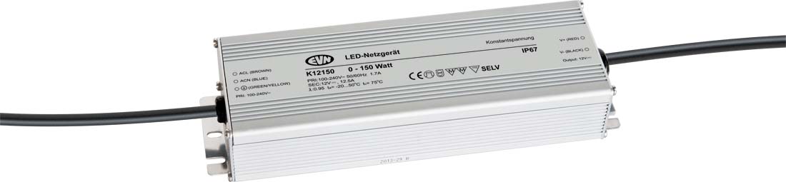 EVN Lichttechnik LED-Netzgerät 12VDC 5-150W K12-150 - K12150