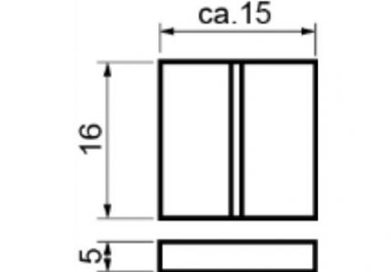 Weloom Direct connector for LED-Tape 12mm five pole