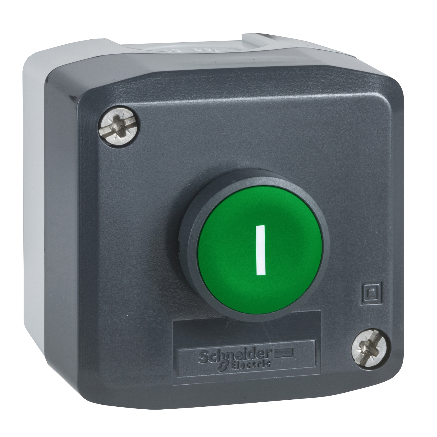 Schneider Electric Gehäuse m.Taster fl gn 1S1Ö (I) XALD102E