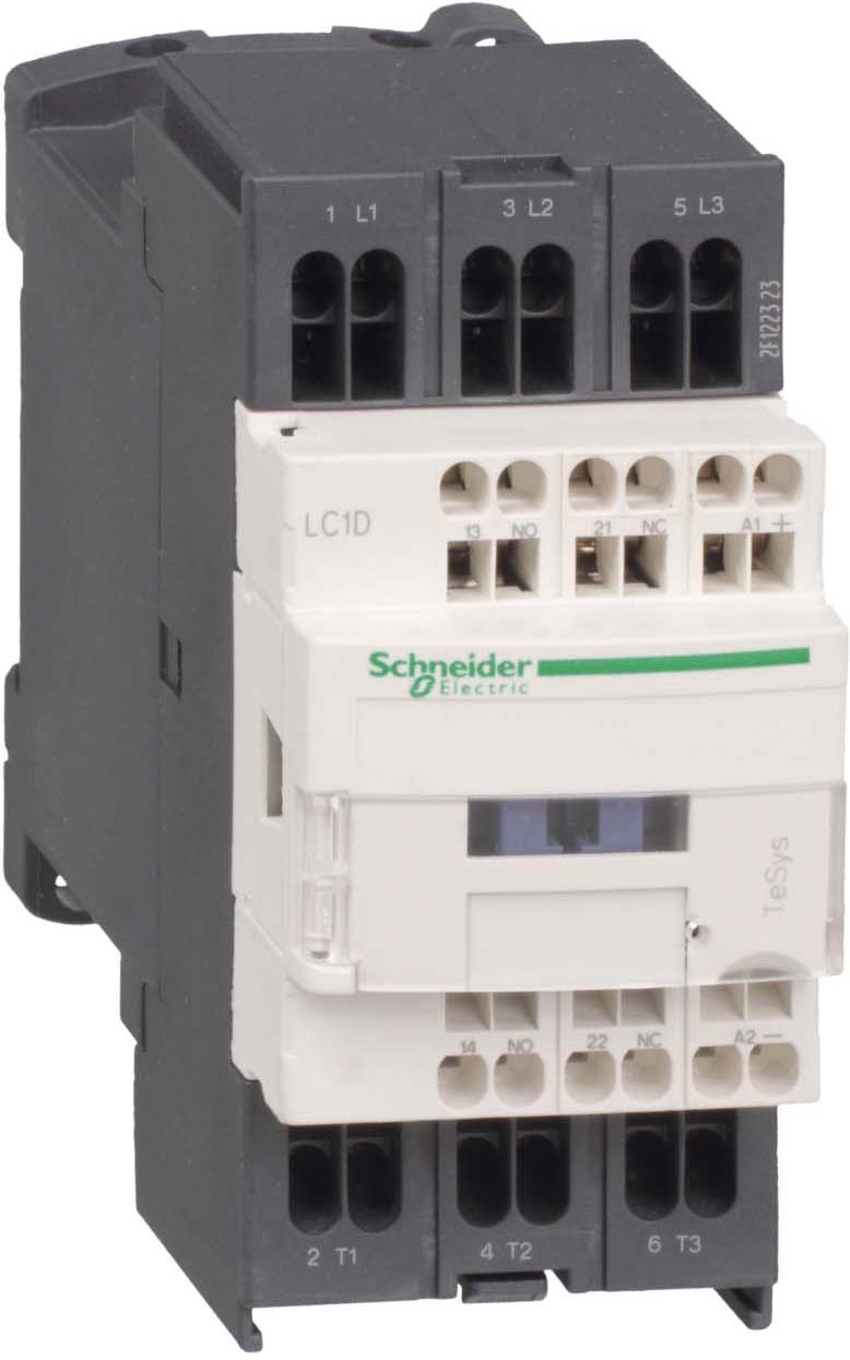Schneider Electric Leistungsschütz 9A,24V/DC,FZ LC1D093BD Schneider Electric Leistungsschütz 9A,24V/DC,FZ LC1D093BD