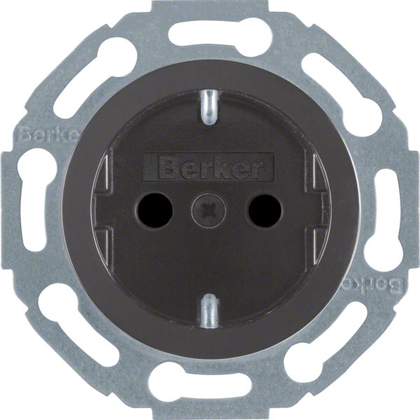 Berker Steckdose sw/gl 1-fach 475501 günstig online kaufen