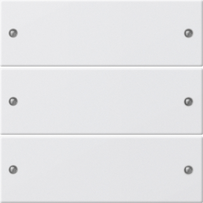 Gira Wippenset 3fach reinweiß 218303