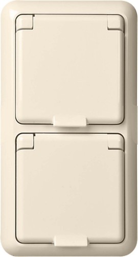 Elso UP-Steckdose 2-fach IP44 reinweiß 225414 - 225414 günstig online kaufen
