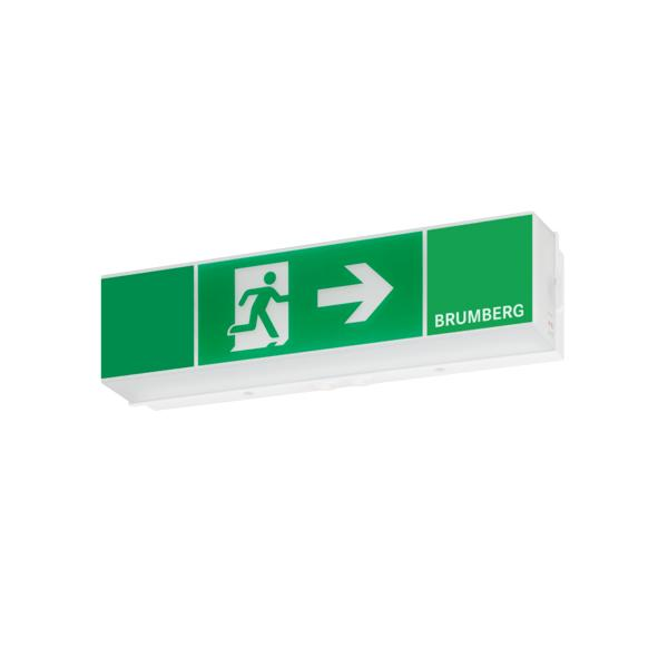 Brumberg Leuchten LED-Rettungszeichenleuchte mit Piktogramm, 3/8h 79130004