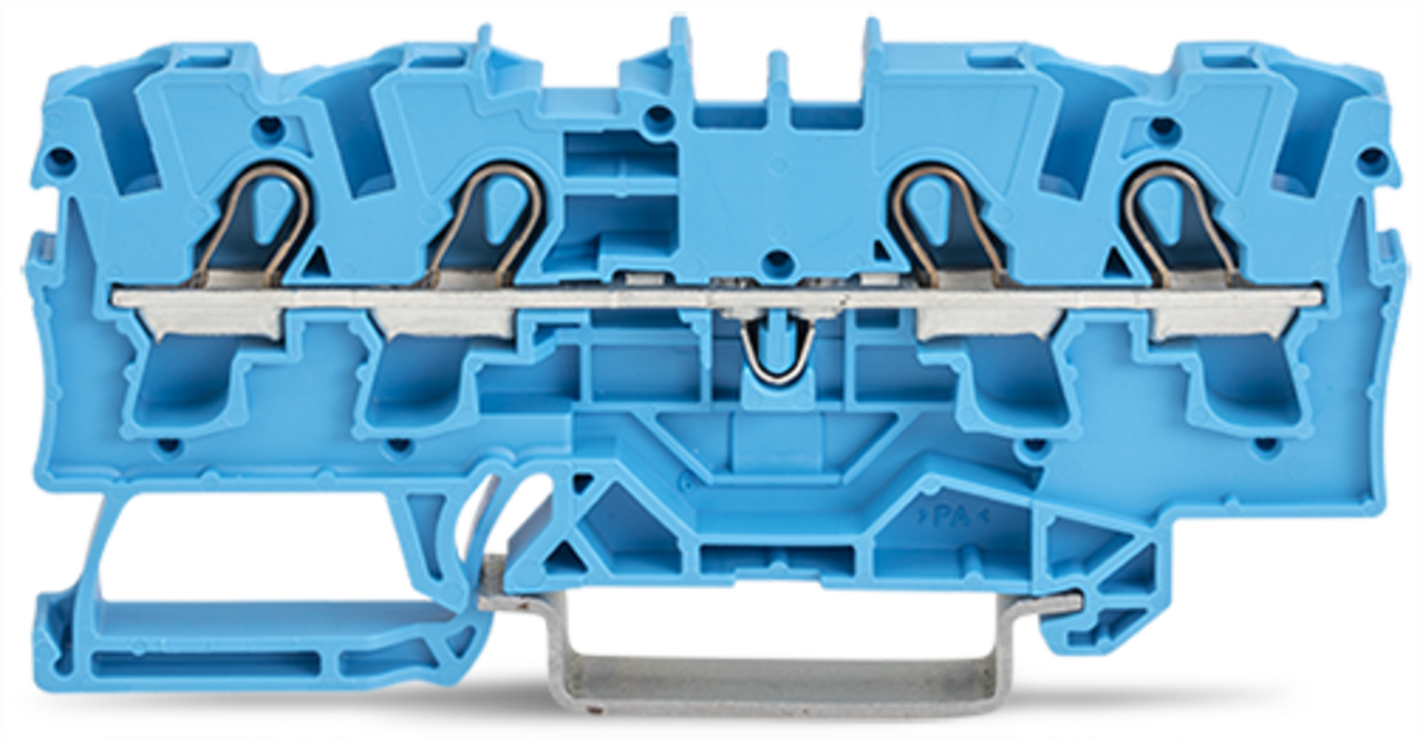 WAGO GmbH & Co. KG Durchgangsklemme 4-Leiter, TS 35 2004-1404