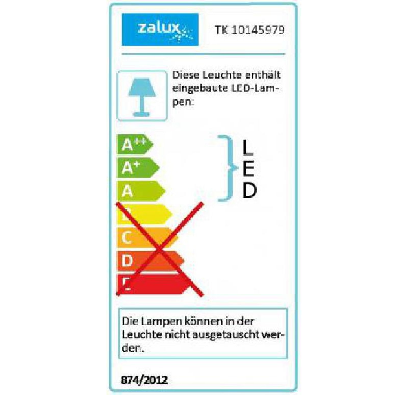 Zalux LED-Waterproof luminaire Zalux ZALEDA EVOL G2 6000-840 ET PC - 10145979