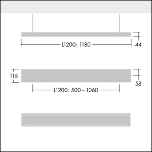 Thorn LED-Pendelleuchte 840 PUNCH 3 AS #96630509