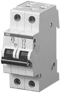 ABB Stotz S&J Sicherungsautomat 6kA 4A C 2p S202-C4 - 2CDS252001R0044 ABB Stotz S&J Sicherungsautomat 6kA 4A C 2p S202-C4 - 2CDS252001R0044