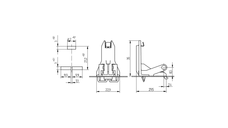 BJB Halter für Fassungen G24/GX24 (26.745.11