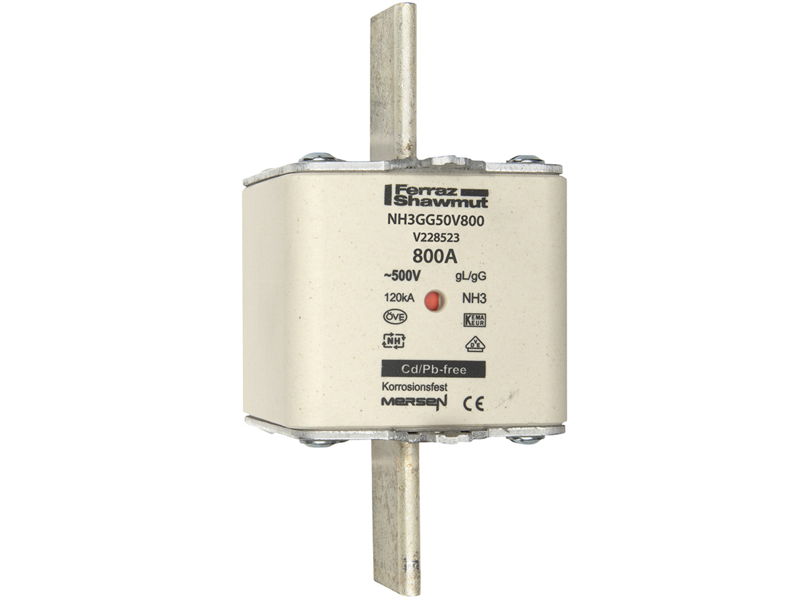 Mersen NH-Sicherungseinsatz SG Gr.000 gG 20A/500VKM NH000GG50V20-1