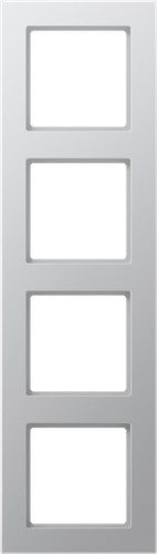 Jung Rahmen 4-fach alu waage/senkrecht AC 584 AL - AC584AL günstig online kaufen