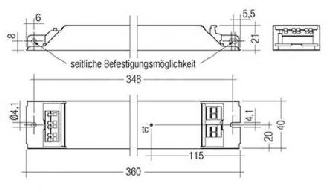 Tridonic LED-Treiber LCU 48V 150W DC-STR DIM lp