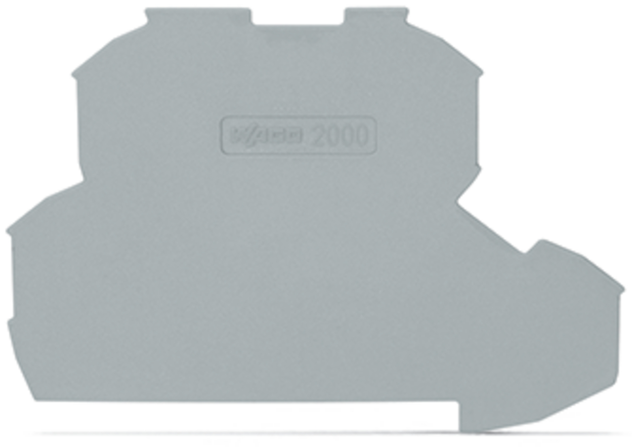 WAGO GmbH & Co. KG 2L-Abschlussplatte grau 2000-2291