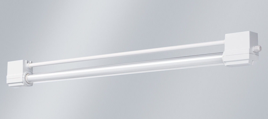 Norka BREMERHAVEN T8-Leuchte HT 1X36W, VVG induktiv, LSR 50mm Silikatglas, breitstrahlend