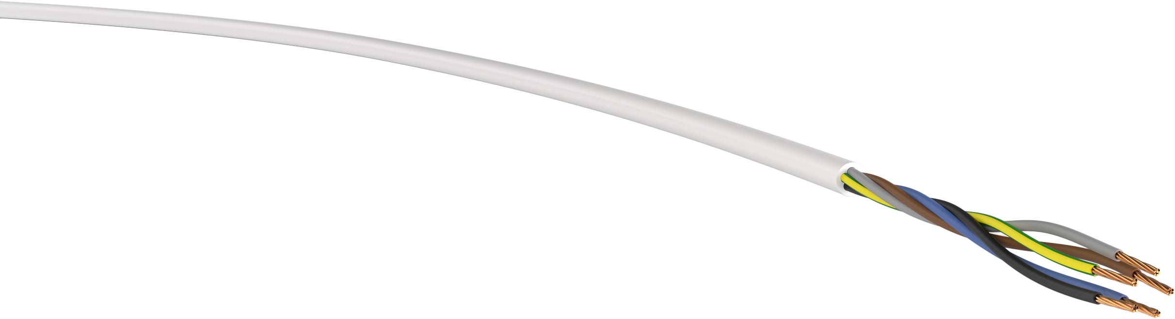 H05VV-F 5G2,5 ws Eca Ri100 PVC-Schlauchleitung