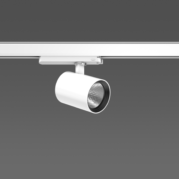 RZB Lighting LED-Stromschienenstrahler Anbau Deecos S Mini-Track-In LED 19W 3000K Ra 85 D87 H135 R.mittel – 742099.002