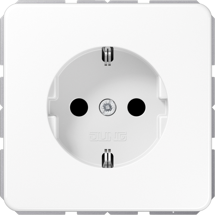 Jung SCHUKO-Steckdose alpinweiß CD 1520 WW - CD1520WW
