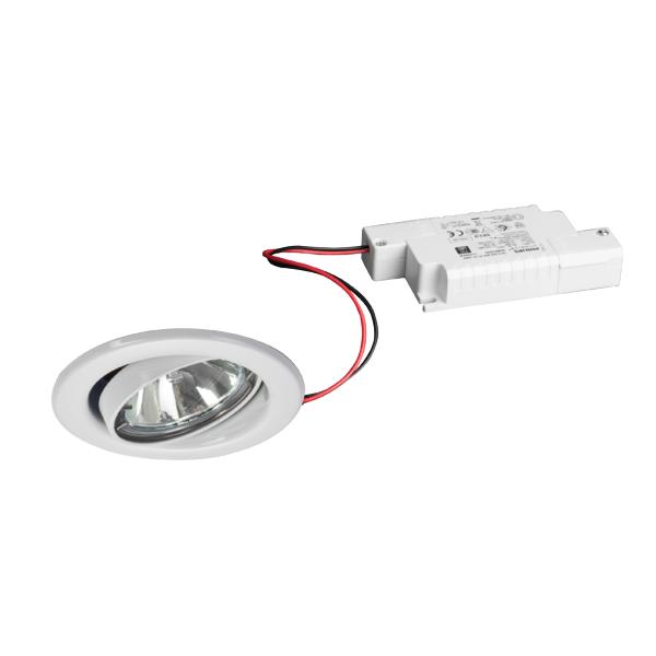 Brumberg recessed LED spotlightset, phase cut dimmable, white - 39180073