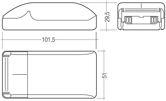 Tridonic Dimmer Digitaler Phasenan- und abschnittsdimmer DALI-PCD 1-380 one4all G3 – 28004625