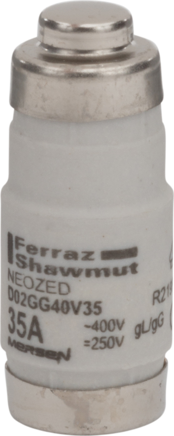 Mersen Sicherungseinsatz NEOZED D02 gG 35A/400V D02GG40V35 - R219826 Mersen Sicherungseinsatz NEOZED D02 gG 35A/400V D02GG40V35 - R219826