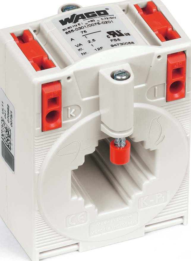 WAGO GmbH & Co. KG Aufsteck-Stromwandler 150A/5A 855-305/150-501 WAGO GmbH & Co. KG Aufsteck-Stromwandler 150A/5A 855-305/150-501