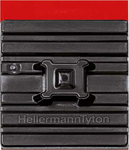 HellermannTyton Klebesockel flexibel 28x28mm schwarz FMB4APT-I PA66HS BK - 151-01527
