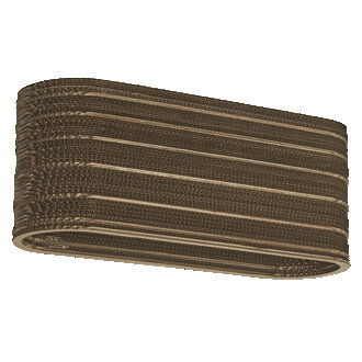 LEDVANCE Decor Cardboard Oval Ceiling 3XE27 Brown - 4058075837348