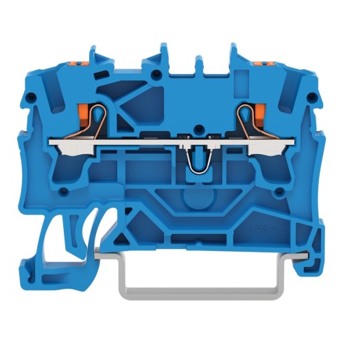 WAGO GmbH & Co. KG 2-Leiter-Durchgangsklemme 2,5qmm, blau 2202-1204 - 2202-1204