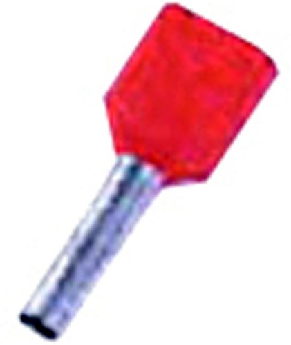 Intercable Tools Zwillingsaderendhülse 2x1qmm rot ICIAE118Z - 180753