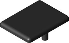 Item Winkel-Abdeckkappe 20x20 schwarz 0.0.425.04