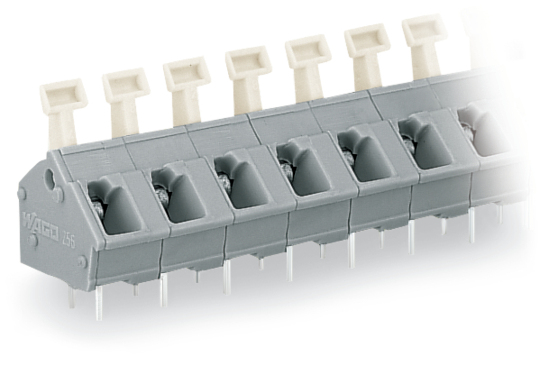 WAGO GmbH & Co. KG Leiterplattenklemme Drücker,2,5 mm²,grau 256-518