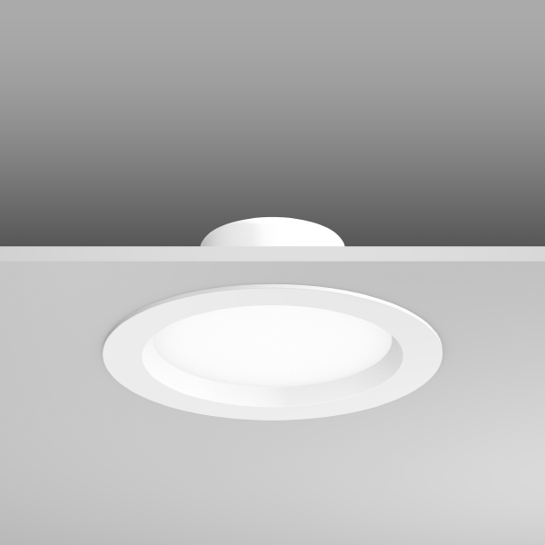 RZB Lighting LED Installation Downlight HB 801 LED / 20W-3000 + 4000 + 5700K D225, H3 - 901697002