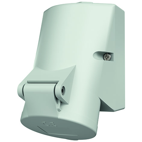 Mennekes Wanddose 16A,5p,1h,>50V,IP44 2675