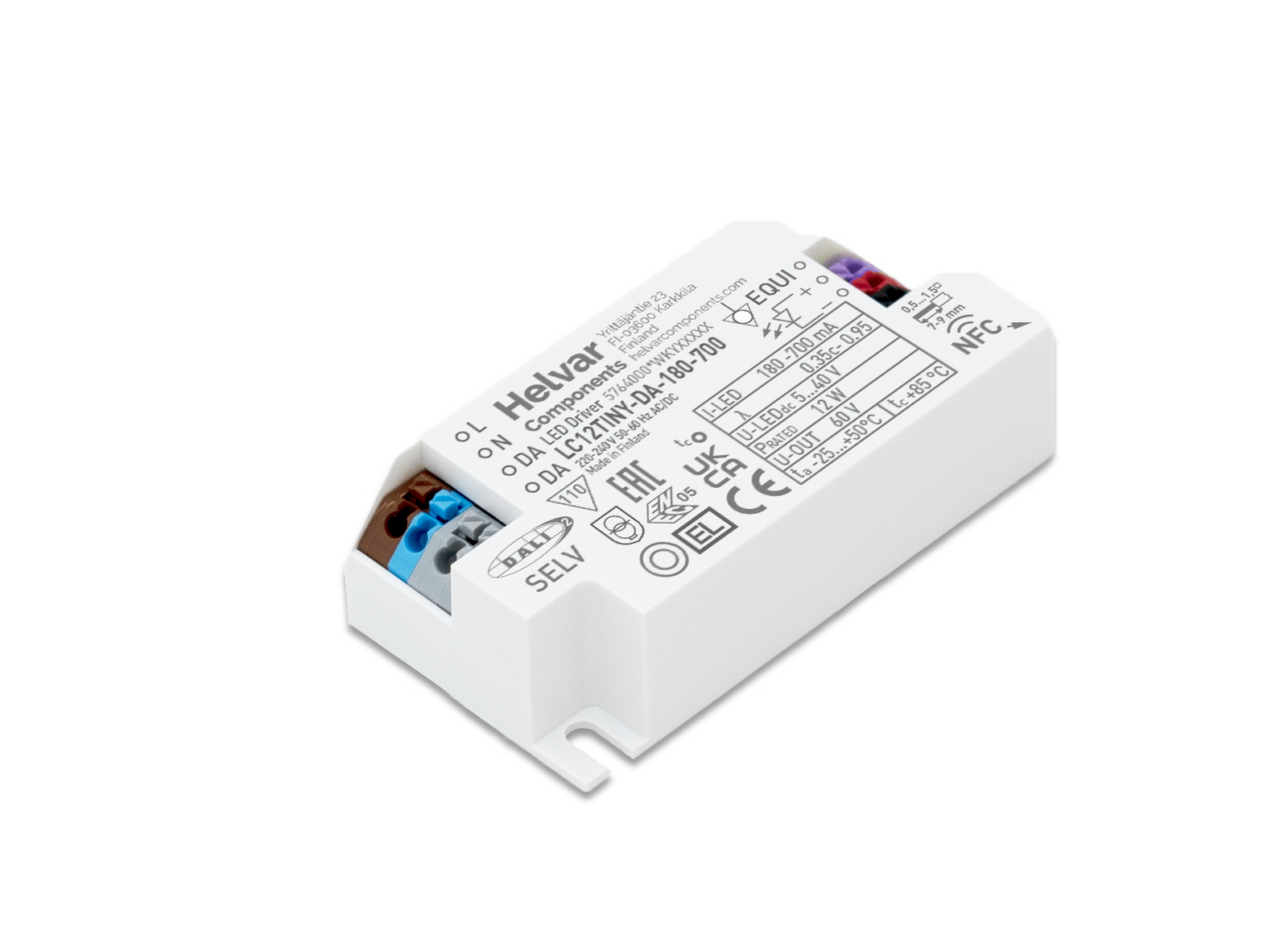 Helvar LED-Treiber LC12TINY-DA-180-700 - 5764000