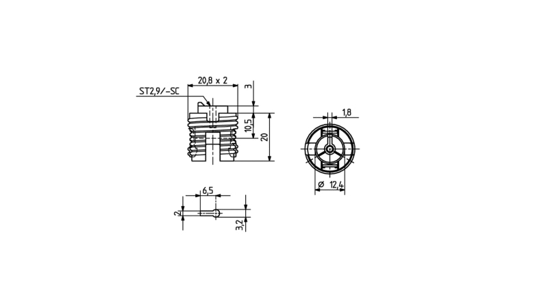 BJB Isolierhaube mit Gewindemantel für NV-Halogen-Lampen 25.907.-323.51