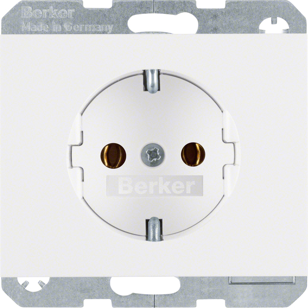 Berker SCHUKO-Steckdose pws/gl 47157009 Berker SCHUKO-Steckdose pws/gl 47157009