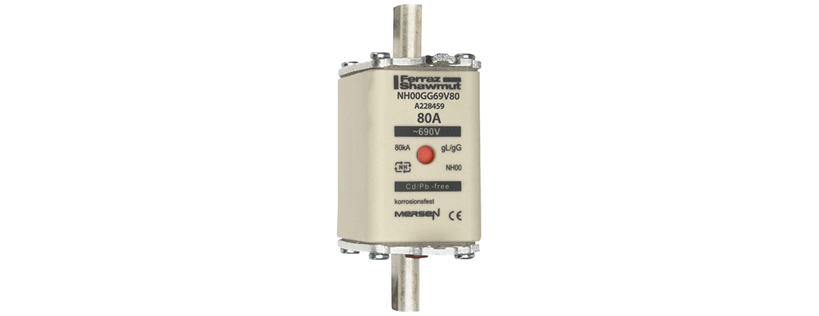 Mersen NH-Sicherungseinsatz SF Gr.00 gG 80A/690V KM NH00GG69V80