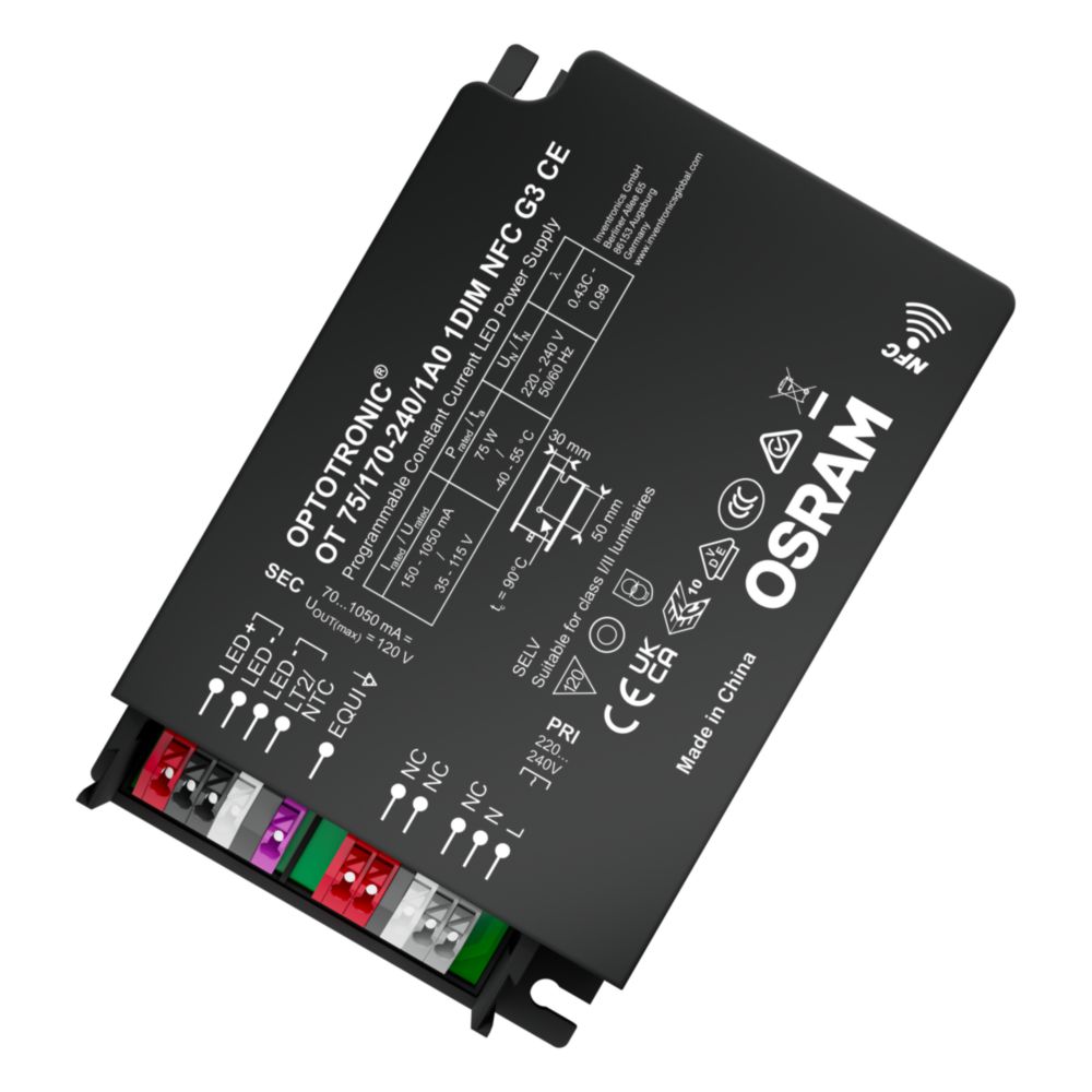 Osram LED-Treiber OT 75/170-240/1A0 1DIM NFC G3 CE - 4052899631908