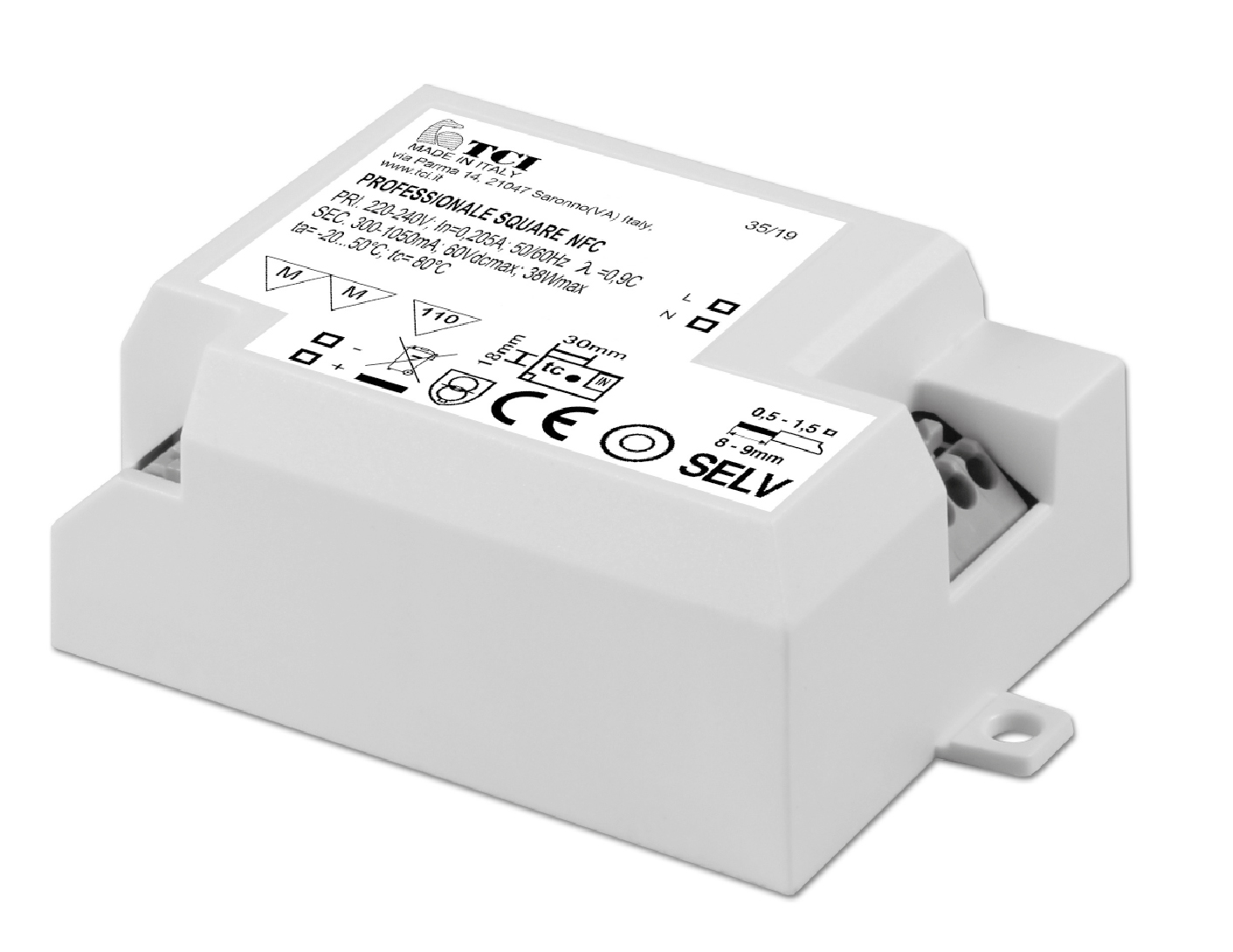 TCI LED-Treiber PROFESSIONALE SQUARE NFC – 142024