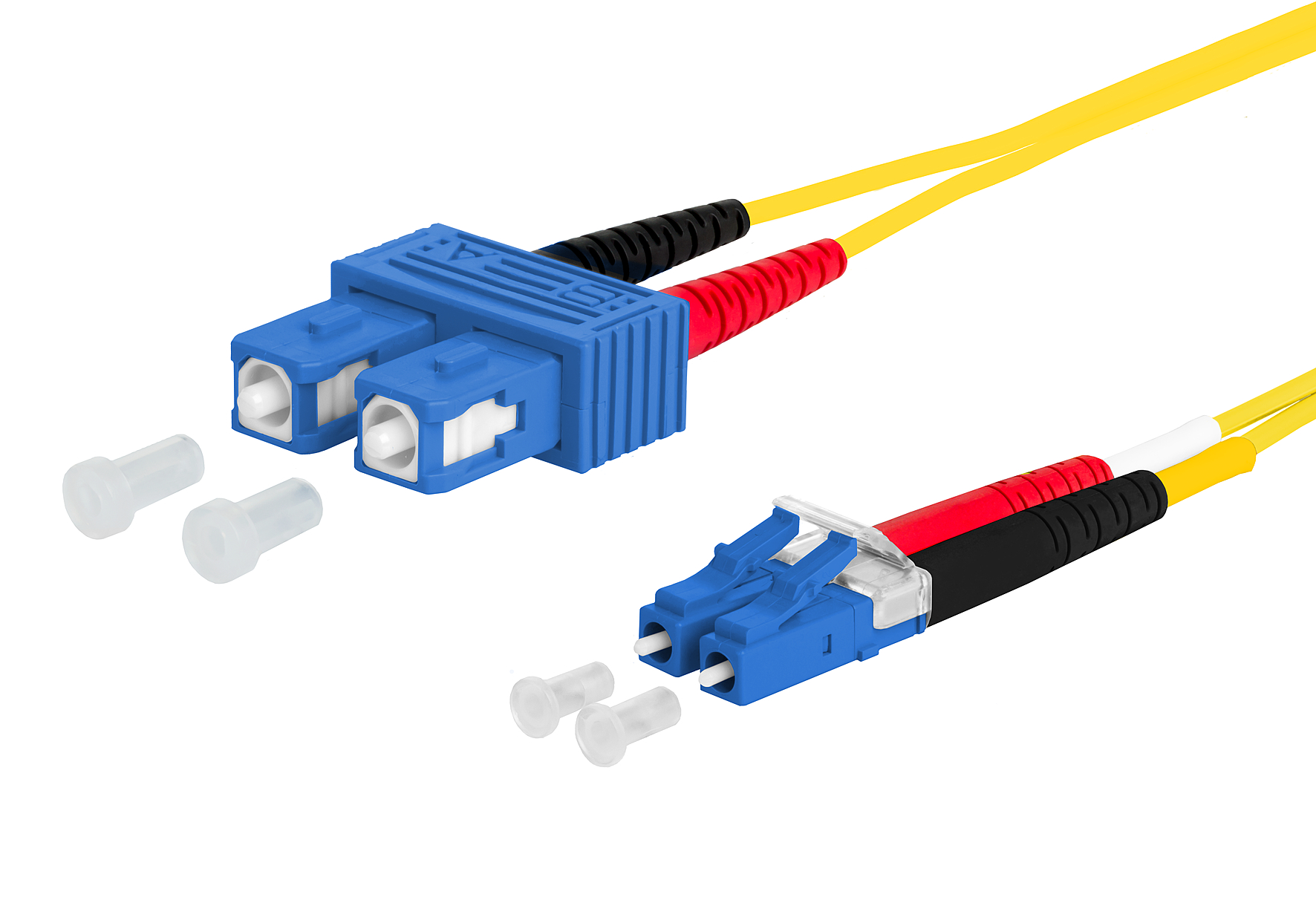Metz Connect Duplexkabel LC/SC E9 OS2 2m 151P1EOJO20E