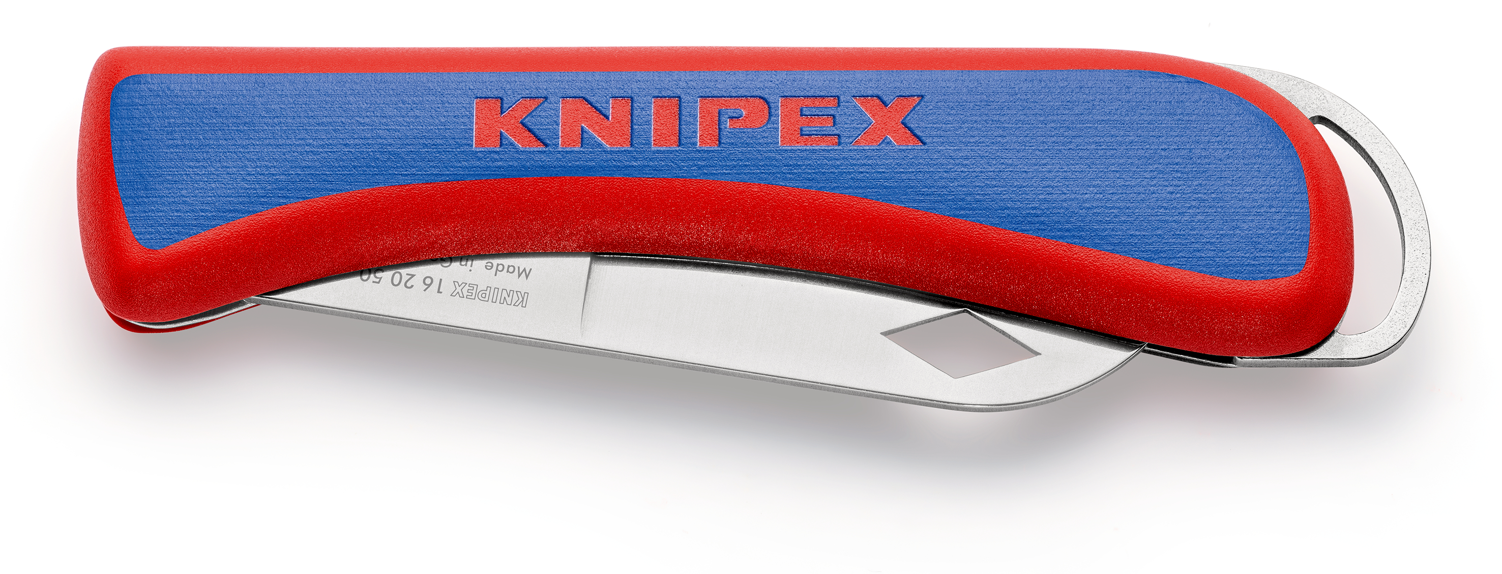Knipex-Werk Elektriker Kabelmesser 190mm, 80mm Klinge 16 20 50 SB