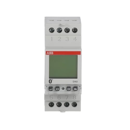 ABB Stotz S&J Wochen-Zeitschaltuhr 2-Kanal Bluetooth DW2 - 2CSM222521R1000